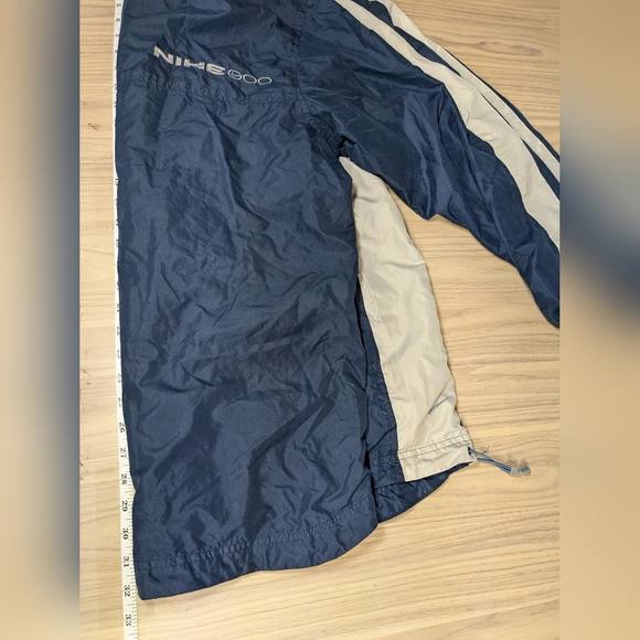 Vintage Y2K Nike 2000's Full Zip Windbreaker Jacket Mens Size XL Navy Blue A041 - Picture 5 of 16